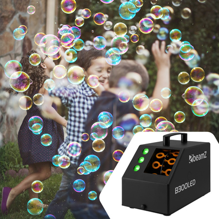 Wytwornica baniek z efektem LED RGB B300LED pilot Beamz