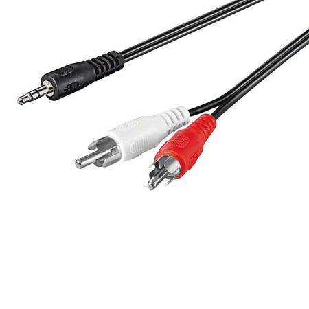 Kabel Audio Jack 3,5mm Stereo - 2xRCA 1.5m