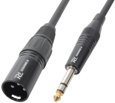Kabel XLR (m) - Jack 6.3mm stereo 3m CX44-3