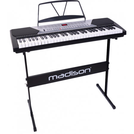Keyboard 61-klawiszy Madison MEK61128 w zestawie ze statywem