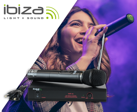Mikrofon bezprzewodowy Ibiza VHF1A